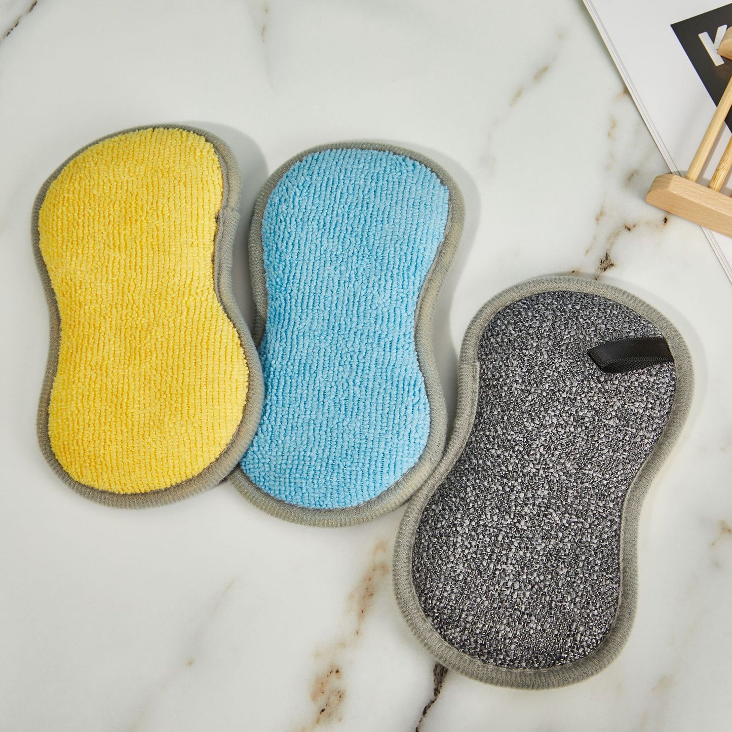 Double-sided Multifunctional Dishwashing Sponge Pad